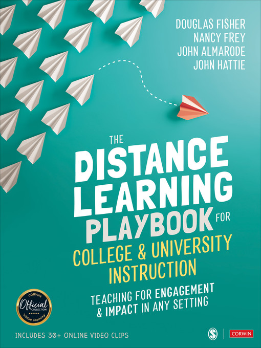 Title details for The Distance Learning Playbook for College and University Instruction by Douglas Fisher - Available
